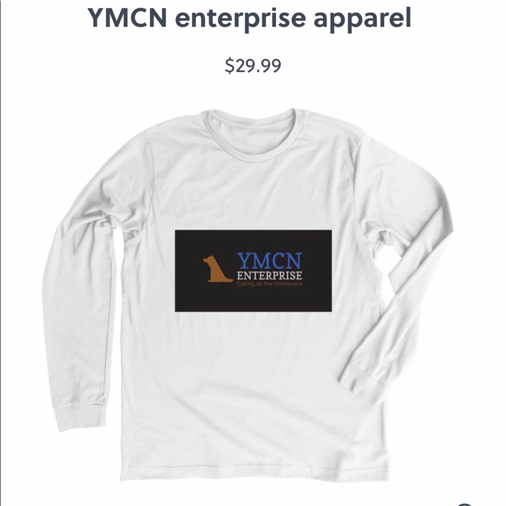 YMCN apparel long sleeve tee